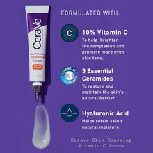 سرم ویتامین سی با جذب حداکثری و خاصیت روشن کننده قوی سراوی CeraVe مدل Skin Renewing gallery1