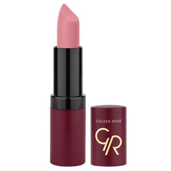 رژ لب جامد مات گلدن رز شماره 10 Golden Rose Matte Lipstick