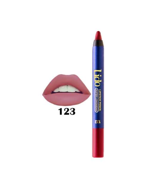 رژلب مدادی لیدو شماره 123 Lido Lipstick Pencil No