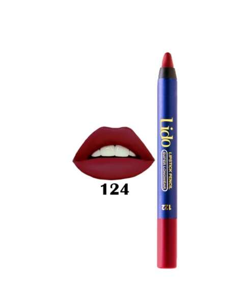 رژلب مدادی لیدو شماره 124 Lido Lipstick Pencil No