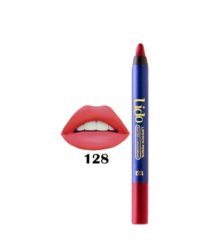 رژلب مدادی لیدو شماره 128 Lido Lipstick Pencil No