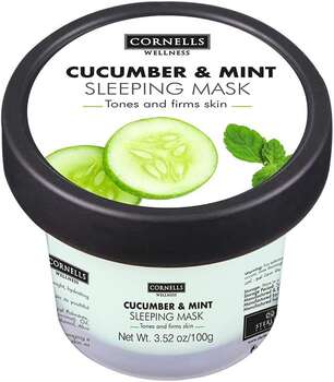 ماسک خواب آبرسان و لیفت خیار و نعنا کورنلس CORNELLS Cucumber & Mint