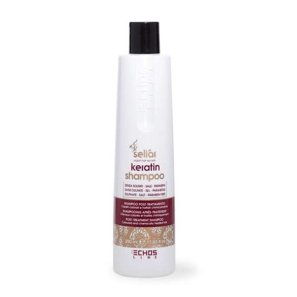 شامپو کراتین آرگان اچ اس لاین ECHOSLINE SELIAR KERATIN & ARGAN OIL SHAMPOO