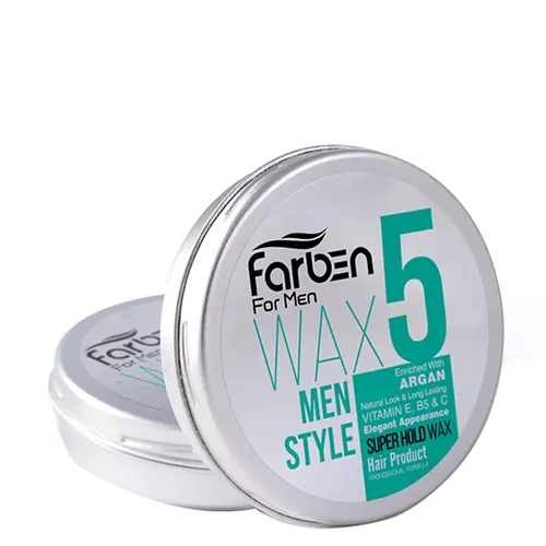واکس مو خیلی قوی فاربن شماره Farben Hair Wax For Men No.5