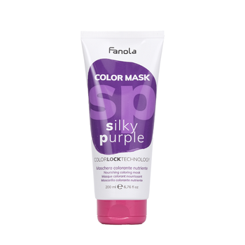 ماسک (شامپو) رنگی فانولا (Fanola) 200 میلی لیتر مدل بنفش ابریشمی  (Silky Purple)