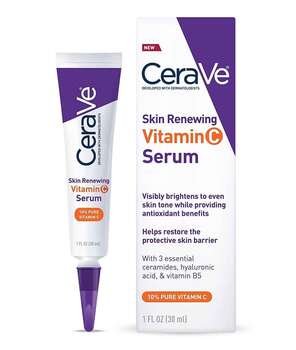 سرم ویتامین سی با جذب حداکثری و خاصیت روشن کننده قوی سراوی CeraVe مدل Skin Renewing